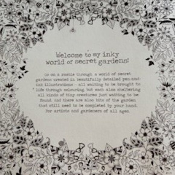 Secret Garden Treasure Hunt and Coloring Book - Picture 5 of 7